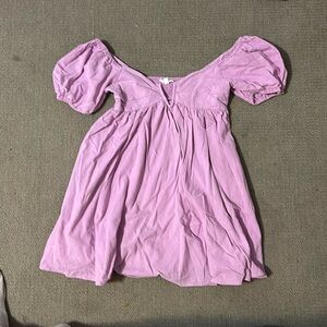 Purple cute flowy dress